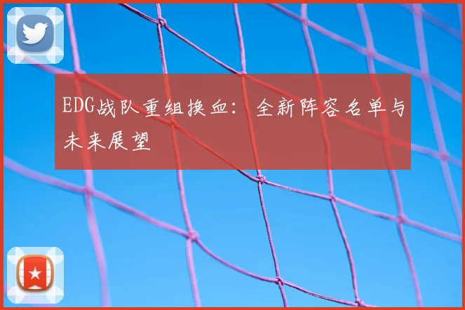 EDG战队重组换血：全新阵容名单与未来展望